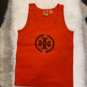 Tory Burch logo “Hermès” orange tank size M